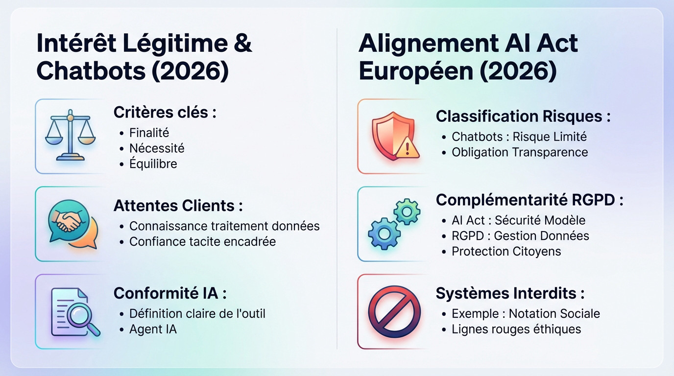 Réglementation des chatbots IA et RGPD en France pour 2026